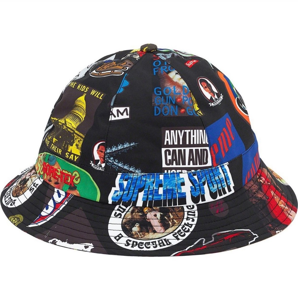 Supreme x Gore-Tex sticker bucket hat